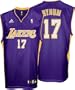 Andrew Bynum Youth Jersey: adidas Purple Replica #17 Los Angeles Lakers Jersey