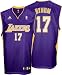 Andrew Bynum Los Angeles Lakers Purple Youth Replica Adidas NBA Jersey