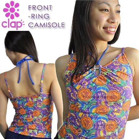 clap（クラップ） CLAP CHUPS フロントリングキャミ M CT10003/PU