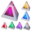 Digiflex 7 LED Pyramid Colour Changing Digital Alarm Clock