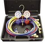 Mastercool 98661 Dual R-134A and R-12 Aluminum Gauge Set with 60