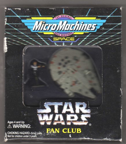 Star Wars Fan Club Micro Machines Limited Edition Collectible - Hans Solo and the Millennium Falcon - Numbered Series