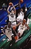 Kevin Garnett Szczerbiak Sam Cassell Sprewell Art Poster Print - 24