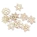 10pcs Assorted Snowflake Shapes Embellishment Xmas Tree Decor
