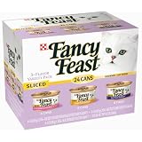 Fancy Feast Gourmet Cat Food, 3-Flavor Sliced Variety Pack (Chicken, Turkey and Beef),... by Fancy Feast