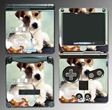 Dog Jack Russell Terrier Puppy SKIN 2 Nintendo GBA SP