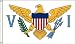 America's Flag Company SF5X8NOVI1 5-Foot by 8-Foot Nylon Virgin Islands US Territory Flag with Canvas Header and Grommets