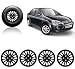 Auto Pearl-Premium Quality Car Full Black Wheel Cover Caps Black 14 inches Press Type Fitting For - Ford Fiesta Classic RS.1499.00