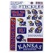 Kansas Jayhawks Vinyl Cling Stickers 18 Removeable Decals NCAA Licensed