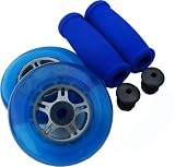 BLUE Replacement Razor Scooter WHEELS - BEARINGS - GRIPS