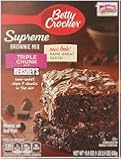 Betty Crocker Premium Brownie Mix, Triple Chunk, 18.9-Ounce (Pack of 6 )