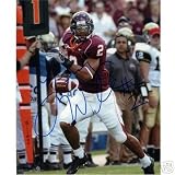 Jimmy Williams Autographed Virginia Tech Hokies (Purple Jersey) 8x10 Photo