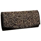 La Regale Confetti Pattern Bead Clutch