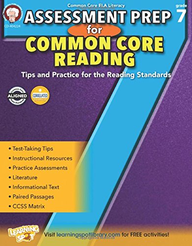 assessment prep for common core reading grade 7
