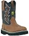John Deere Kids 190 Boot (Toddler/Little Kid/Big Kid),You Tan Black Top Pull ON,9 M US Toddler