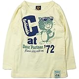 《H28年秋冬物》BOOM TOWNKIDS(ブームタウンキッズ) グラサン猫スラブ天竺長袖Tシャツ 110cm/オフ NO.F-961055