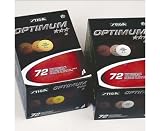 STIGA Optimum 3 Star White Table Tennis Balls (1 Dozen)