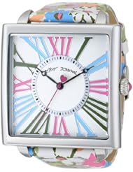 Betsey Johnson Womens BJ00325-04 Analog Display Quartz Multi-Color Watch