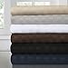 1500 Supreme Collection Dobby Striped Sateen 4 Piece Bed Sheet Set Deep Pocket - All Sizes, 23 Colors - Queen, Dobby Stripe Chocolate