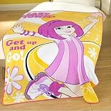 Lazy Town Stephanie Fleece Blanket, Multi, 130 x 180 Cm
