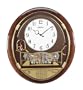 Seiko Melodies in Motion Wall Clock Plays One of Twelve Melodies