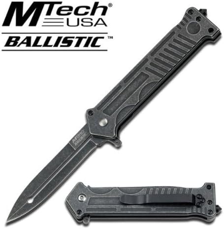 MT-A840P M Tech Ballistic Spbhr Heavy wn49EfO1Qv Duty Spring Assist Knife 4.75" Closed ghkdiwiy 2334rtyui gbh SPRING ASSISTED KNIFE4.75" CLOSED3.25" STONEWASH STAINLESS STEEL BLADESTONEWASH STAINLESS eh5vIJ6 STEEL HANDLEINCLUDING GLASS BREAKER & l182uNid LANYARD HOLEINCLUDES POCKET CLIP
