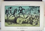 1885 POLITICAL CARTOON SEE-SAW BRITISH CONSTITUTION MEN