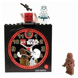 LEGO Kids' Star Wars Chewy and Stormtrooper Clock Set #CLKSTW1