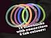 15 Glow Sticks with connectors