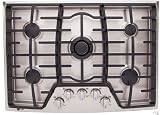 LG : LCG3091ST 30in Gas Cooktop with 5 Sealed Burners - Stainless Steel