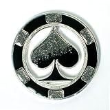 Cut Out Spade Card Guard - SILVER