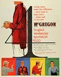 1957 Ad McGregor-Doniger Inc Sportswear Men Clothing Long Sleeve Shirts Models - Original Print Ad