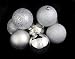 32ct Silver Splendor Shatterproof 4-Finish Christmas Ball Ornaments 3.25" (80mm)