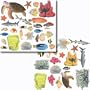 Instant Murals Under the Sea Peel and Stick Wall Stickers Mural - Tropical Fish