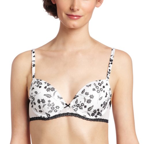 b.tempt'd by Wacoal Women's Faithfully Yours Contour Bra, White/Skylark, 36B