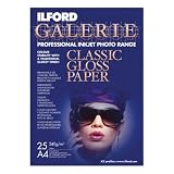 Ilford Galerie Classic Gloss  21 X 29.7cm (a4) X 25 Sheets - 240gsm Inkjet Media