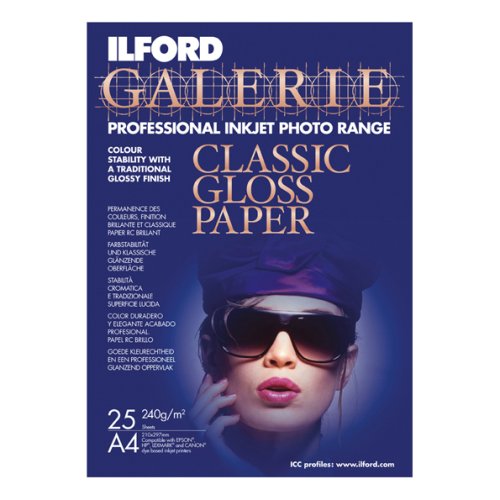 Cover image : Ilford Galerie Classic A 4 240 g IGCGP9 Glossy 25 Blatt