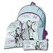 Rucksack-Set Hannah Montana Groesse: ca. 37 x 20 cm Farbe: türkis Lieferumfang: mit Sporttasche und Etui