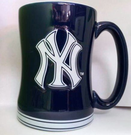 New York Yankees 15 oz Relief Mug Navy