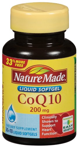 Nature Made CoQ10 200mg, 40 Softgels