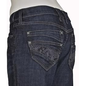 Lucky Brand Sweet N Low G-Funk Jeans Women's Jeans 4/27 Reg Ol Midnight Express Wash - 7W10305 ZMX/460 - Midrise - Zip Fly - Flare Leg - Easy Fit