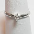 14K White Gold Diamond Engagement/Promise Ring
