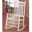 Classic Rocker in White Wash Finish By Coaster Furniture