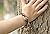Winter's Secret Retro Brown Leather Rope Handmade Ceramic Elephant Pendant Adjustable Bell Bracelet