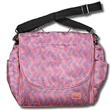 Pink Waves Silk Boutique Diaper Bag