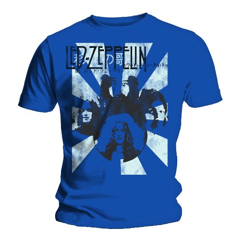 Mens Led Zeppelin Rays Blue Mens t-shirt Large Blue 12963002CP Large