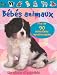 B�b�s animaux : Livre d'activit�s avec autocollants repositionnables