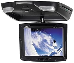 Power Acoustik PMD-103CM BK 10.4-Inch Overhead Monitor with Built-in DVD Player