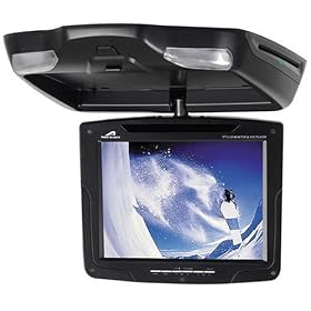 Power Acoustik PMD-103CM BK 10.4-Inch Overhead Monitor with Built-in DVD Player