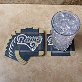 NFL St. Louis Rams 8-Pack Absorbent PaperKraft Coasters